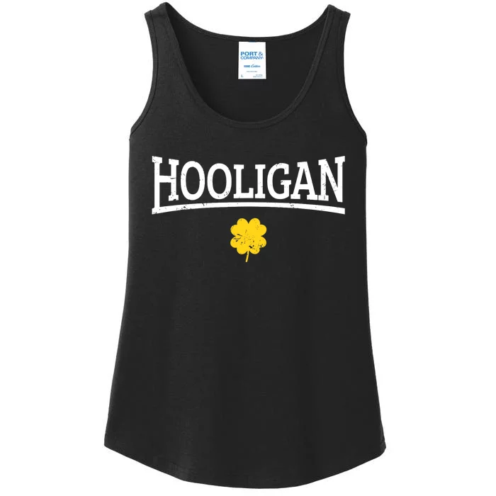 Hooligan Irish St. Patricks Day Ladies Essential Tank