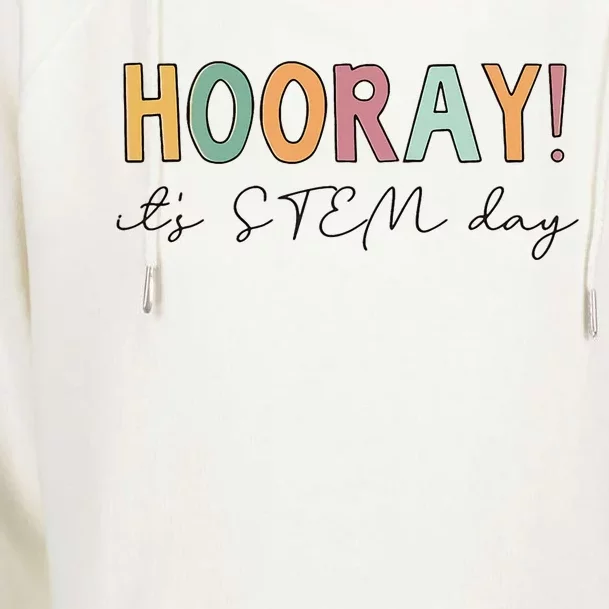 Hooray ItS Stem Day Teacher Specials Squad Womens Funnel Neck Pullover Hood