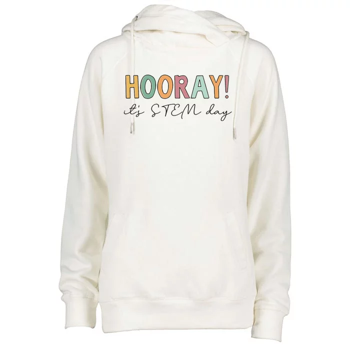 Hooray ItS Stem Day Teacher Specials Squad Womens Funnel Neck Pullover Hood