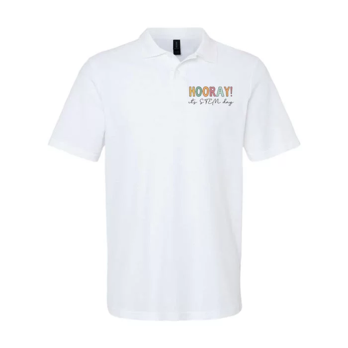 Hooray ItS Stem Day Teacher Specials Squad Softstyle Adult Sport Polo