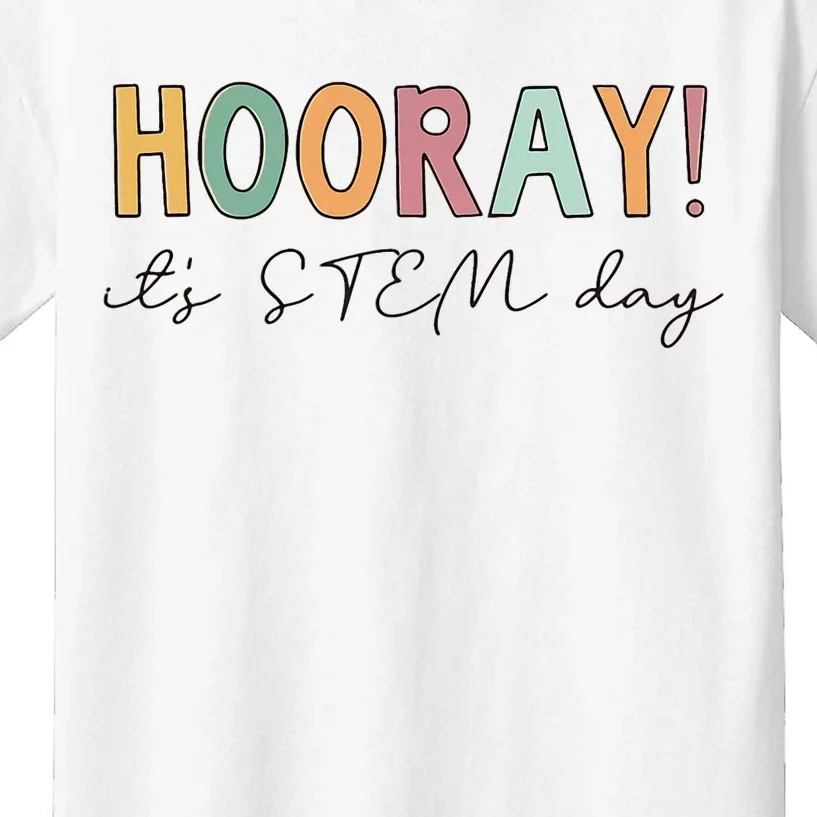 Hooray ItS Stem Day Teacher Specials Squad Kids T-Shirt