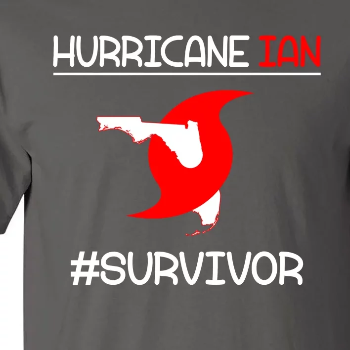 Hurricane Ian Survivor Florida Map Tall T-Shirt