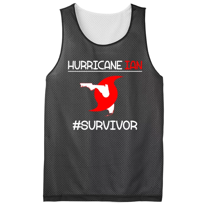 Hurricane Ian Survivor Florida Map Mesh Reversible Basketball Jersey Tank