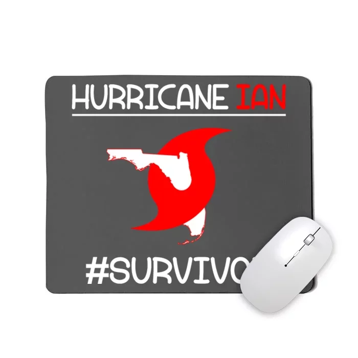 Hurricane Ian Survivor Florida Map Mousepad