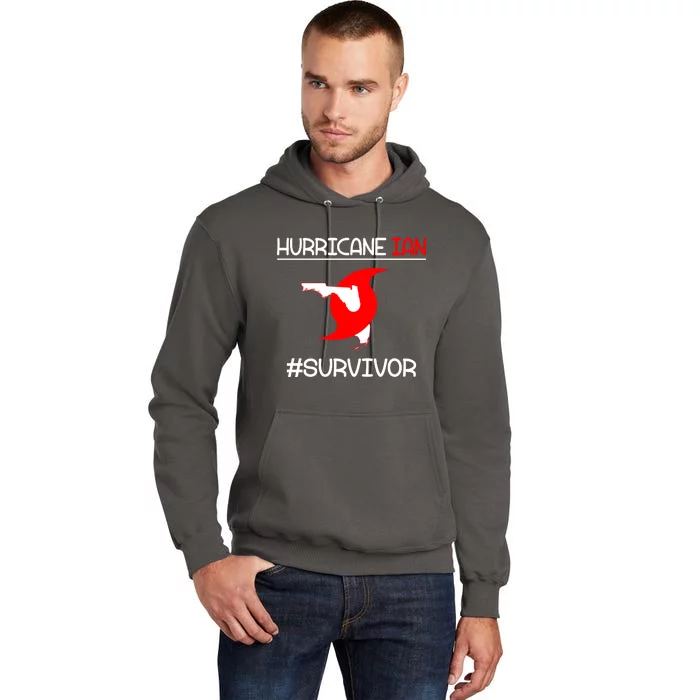 Hurricane Ian Survivor Florida Map Tall Hoodie