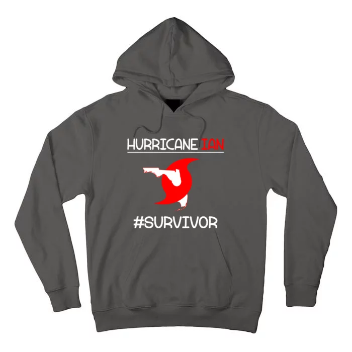 Hurricane Ian Survivor Florida Map Tall Hoodie