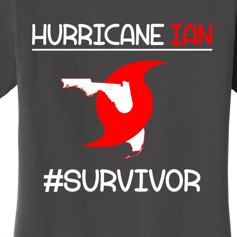 Hurricane Ian Survivor Florida Map Women's T-Shirt