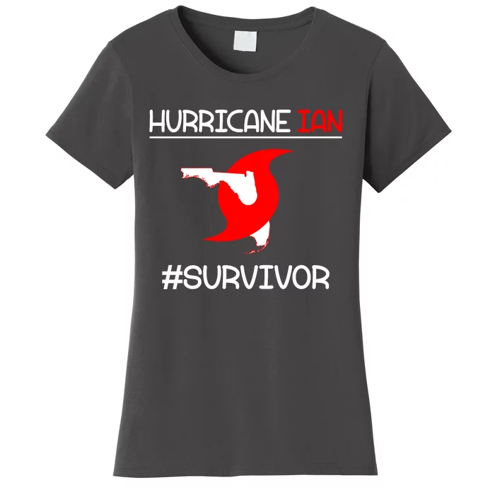 Hurricane Ian Survivor Florida Map Women's T-Shirt