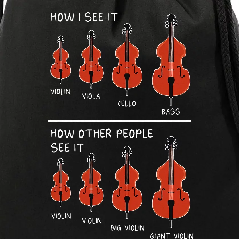 How I See It Cello Drawstring Bag