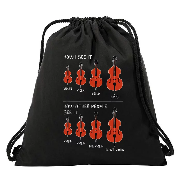 How I See It Cello Drawstring Bag