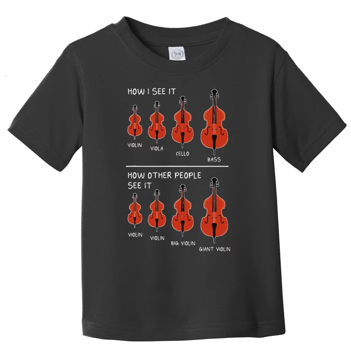 How I See It Cello Toddler T-Shirt