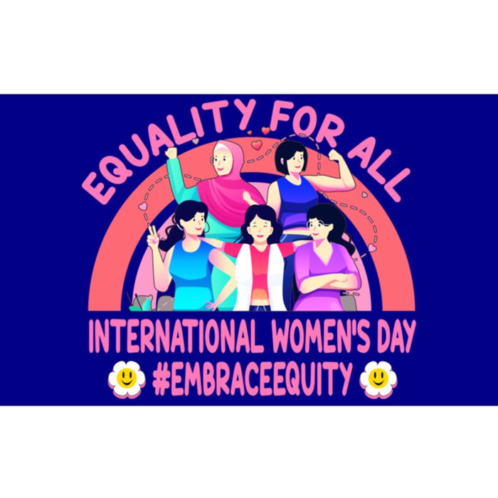 Happy International 'S Day: Embrace Equity Gift Bumper Sticker