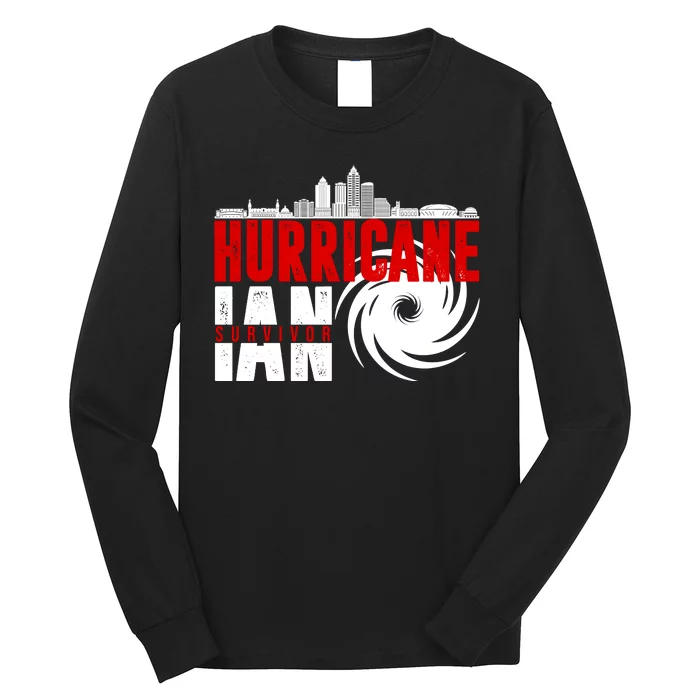 Hurricane IAN Survivor Long Sleeve Shirt