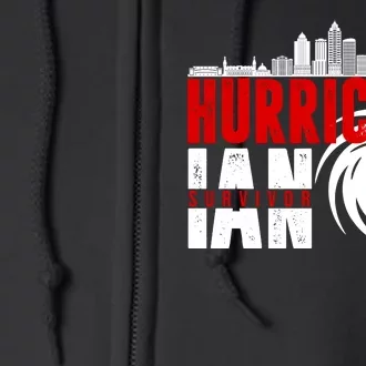 Hurricane IAN Survivor Full Zip Hoodie