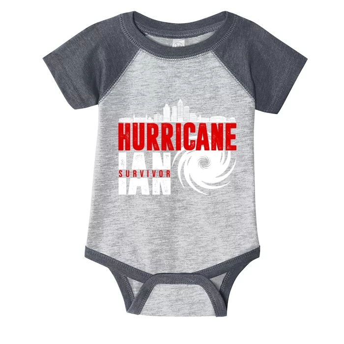 Hurricane IAN Survivor Infant Baby Jersey Bodysuit