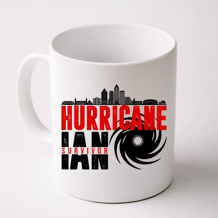 Hurricane IAN Survivor Front & Back Coffee Mug