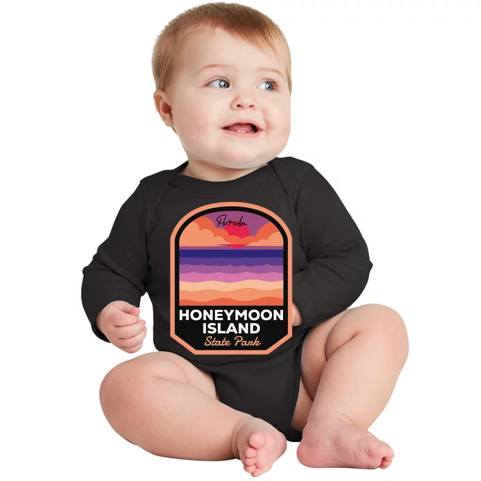 Honeymoon Island State Park Florida Baby Long Sleeve Bodysuit