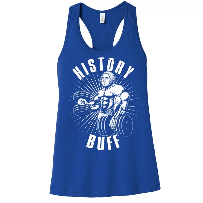 History Buff Funny George Washington Women's Racerback Tank