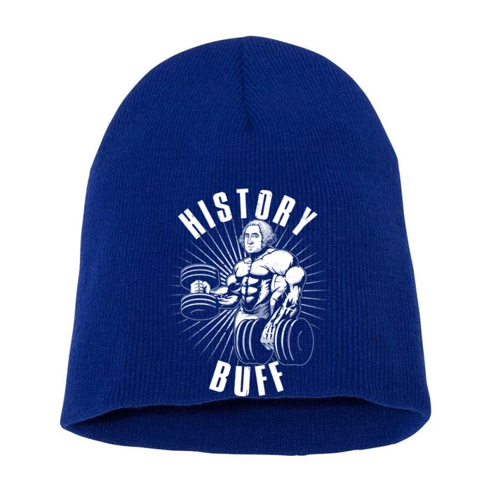 History Buff Funny George Washington Short Acrylic Beanie