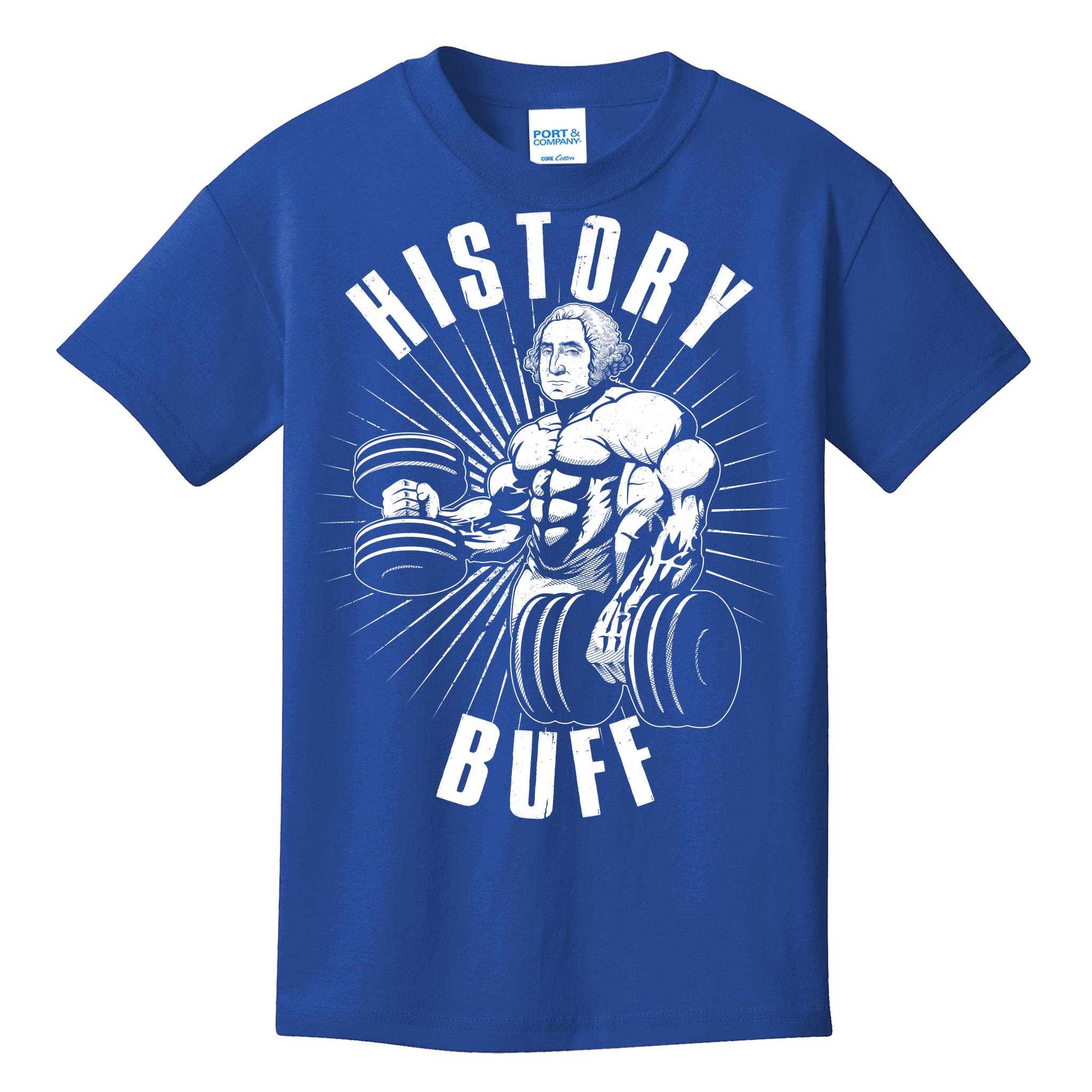Deshabilitar tumor Enajenar History Buff Funny George Washington Kids T-Shirt | TeeShirtPalace