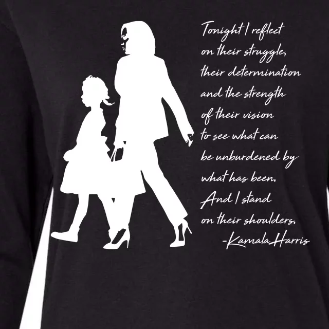 History Makers Kamala Harris And Ruby Bridges Womens Cotton Relaxed Long Sleeve T-Shirt