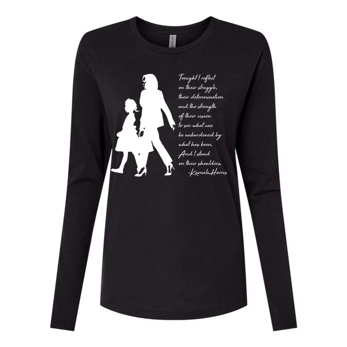 History Makers Kamala Harris And Ruby Bridges Womens Cotton Relaxed Long Sleeve T-Shirt