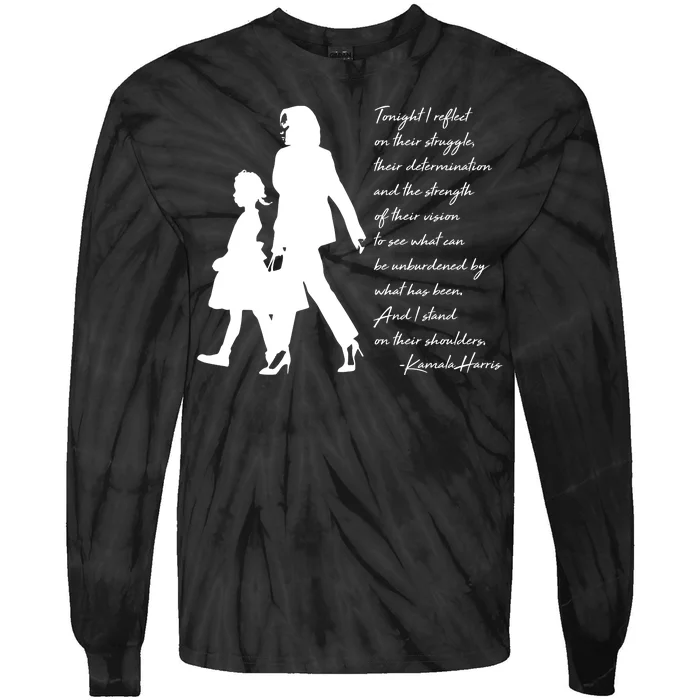 History Makers Kamala Harris And Ruby Bridges Tie-Dye Long Sleeve Shirt