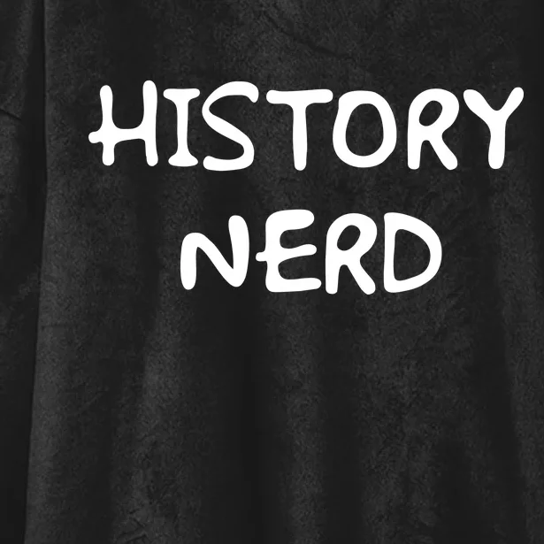 History Nerd Hooded Wearable Blanket