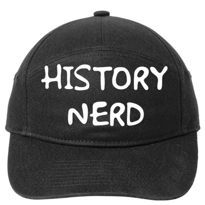 History Nerd 7-Panel Snapback Hat