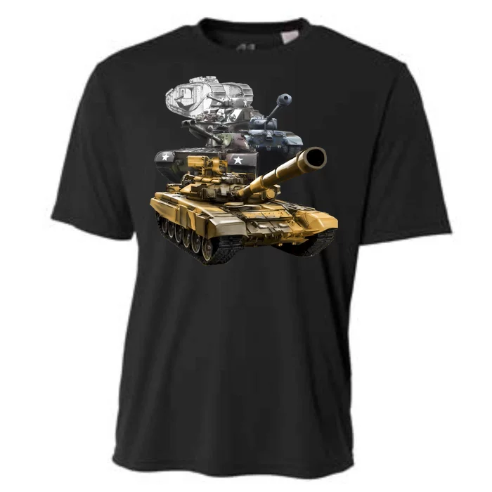 History of The Army Tank Cooling Performance Crew T-Shirt