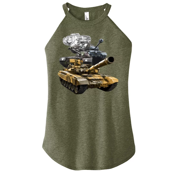 History of The Army Tank Women’s Perfect Tri Rocker Tank