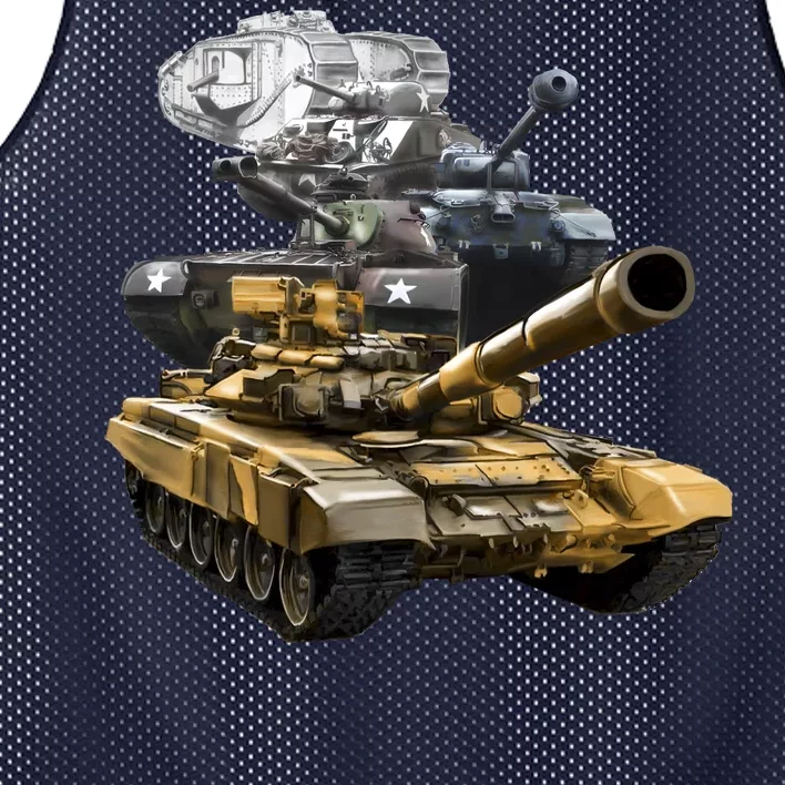 History of The Army Tank Mesh Reversible Basketball Jersey Tank