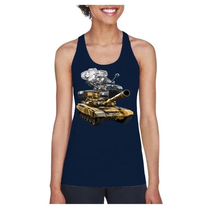 History of The Army Tank Women's Racerback Tank