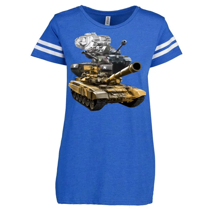 History of The Army Tank Enza Ladies Jersey Football T-Shirt