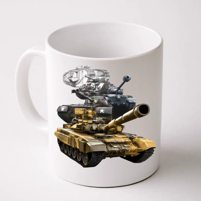 History of The Army Tank Front & Back Coffee Mug