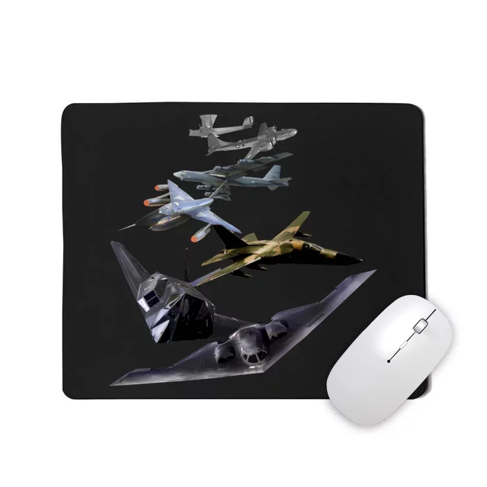 History Of The Bomber Plane Air Force Mousepad