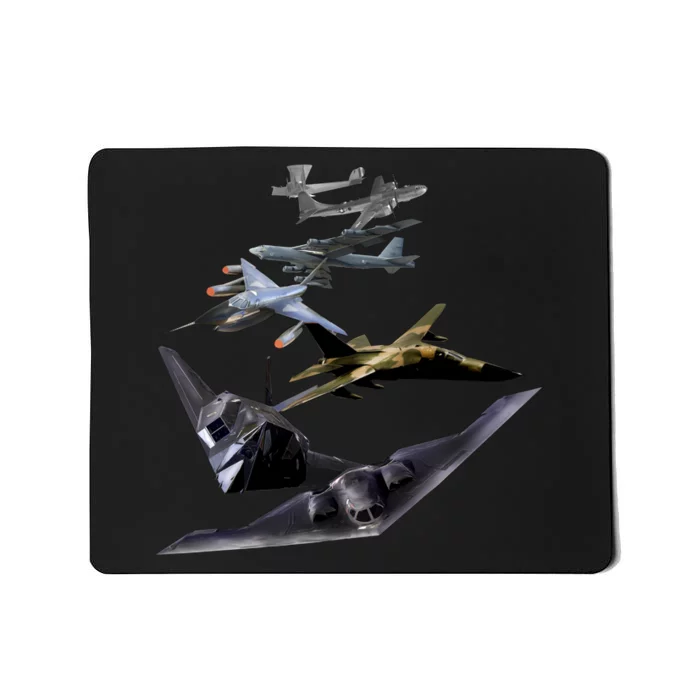 History Of The Bomber Plane Air Force Mousepad