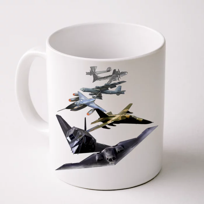 History Of The Bomber Plane Air Force Front & Back Coffee Mug