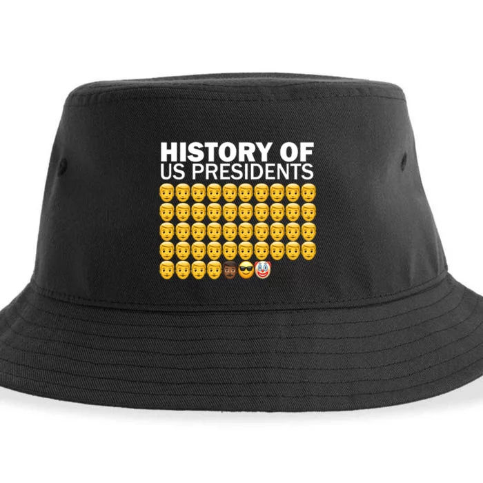 History of US Presidents 46th Clown Pro Republican Sustainable Bucket Hat