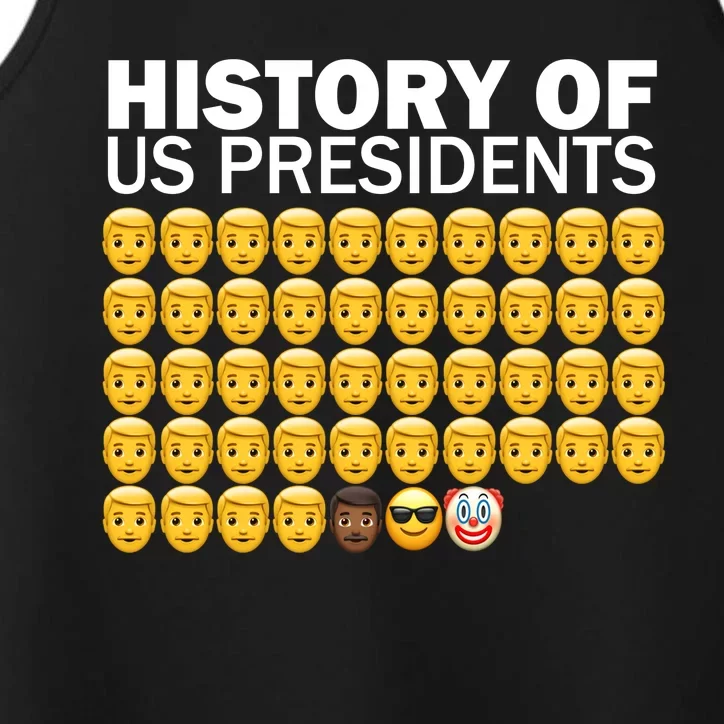 History of US Presidents 46th Clown Pro Republican Performance Tank