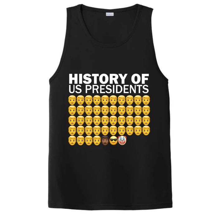 History of US Presidents 46th Clown Pro Republican Performance Tank