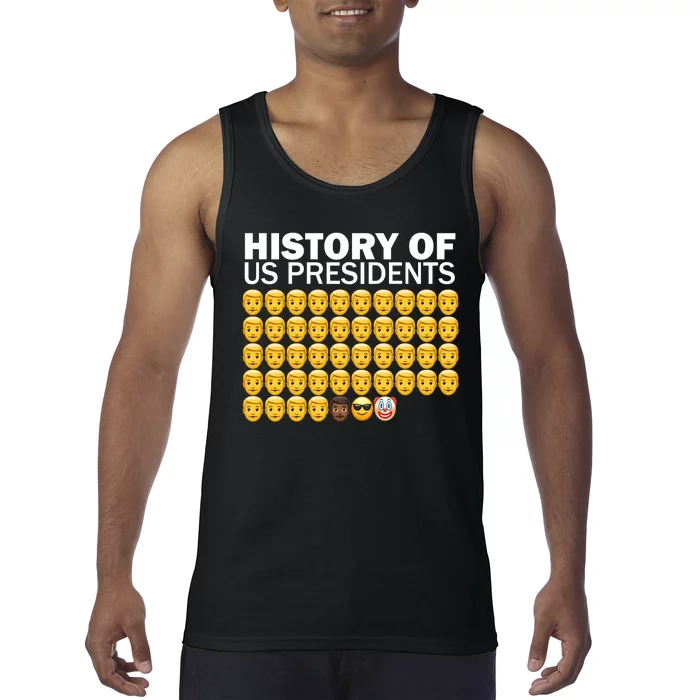 History of US Presidents 46th Clown Pro Republican Tank Top