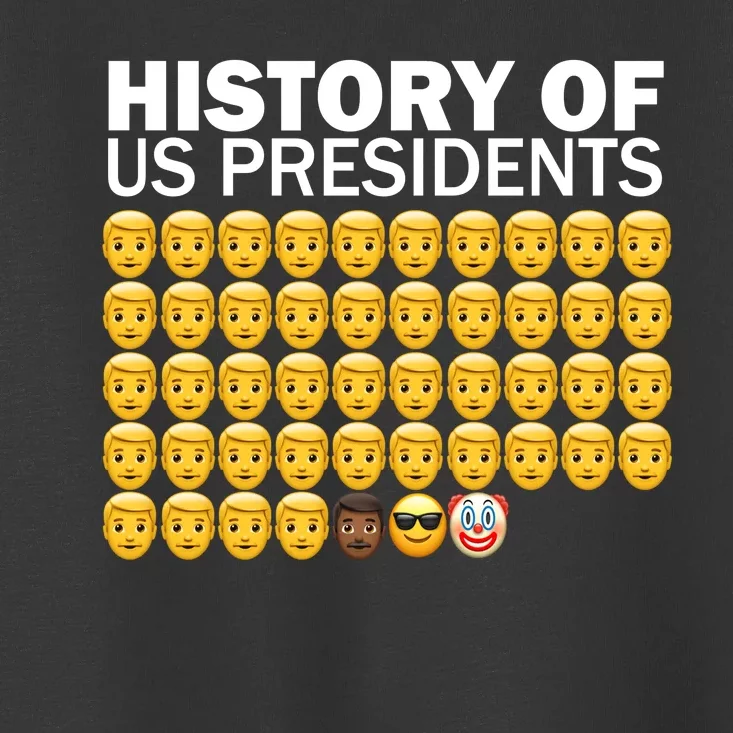 History of US Presidents 46th Clown Pro Republican Toddler T-Shirt