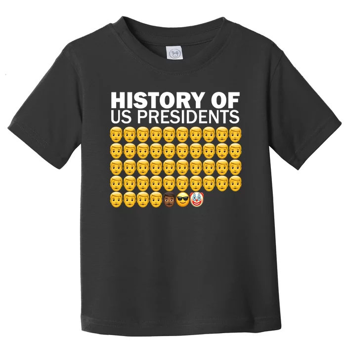 History of US Presidents 46th Clown Pro Republican Toddler T-Shirt