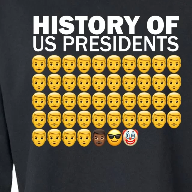 History of US Presidents 46th Clown Pro Republican Cropped Pullover Crew