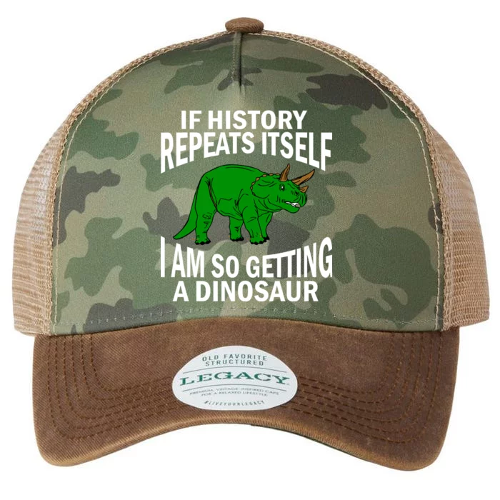 History Repeating Dinosaur Legacy Tie Dye Trucker Hat