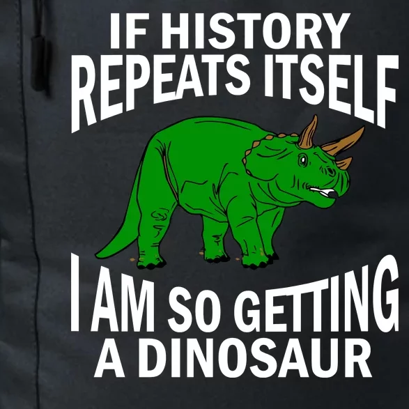 History Repeating Dinosaur Daily Commute Backpack