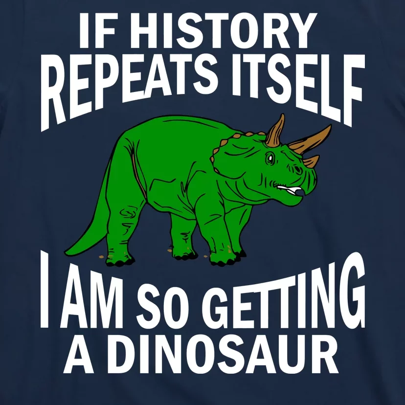 History Repeating Dinosaur Poster