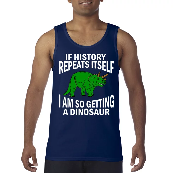 History Repeating Dinosaur Tank Top