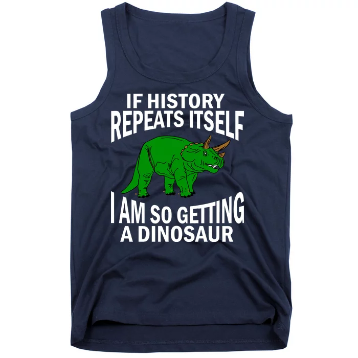 History Repeating Dinosaur Tank Top